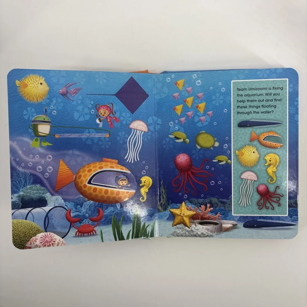 NICKELODEON: TEAM‎ UMIZOOMI LITTLE FIRST LOOK AND FIND Excellent Condition